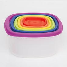 Cargar imagen en el visor de la galería, Contenedores Arcoíris 6 piezas
