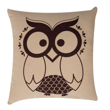 Cargar imagen en el visor de la galería, Cojín decorativo estampado Búho