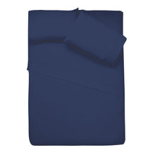 Cargar imagen en el visor de la galería, Juego de sábanas ultrasoft microfibra Marino