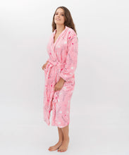 Cargar imagen en el visor de la galería, bata supersoft, bata, bata de descanso, bata microfibra, bata calida, bata invierno, bata de lujo, bata lux