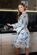 Cargar imagen en el visor de la galería, bata supersoft, bata, bata de descanso, bata microfibra, bata calida, bata invierno, bata de lujo, bata lux