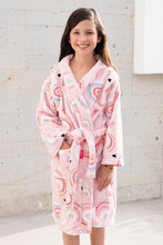 Cargar imagen en el visor de la galería, bata supersoft, bata, bata de descanso, bata microfibra, bata calida, bata invierno, bata de lujo, bata infantil, bata para niños