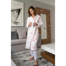 Cargar imagen en el visor de la galería, Bata descanso supersoft de microfibra Floral