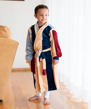 Cargar imagen en el visor de la galería, bata supersoft, bata, bata de descanso, bata microfibra, bata calida, bata invierno, bata de lujo, bata infantil, bata para niños