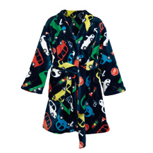 Cargar imagen en el visor de la galería, bata supersoft, bata, bata de descanso, bata microfibra, bata calida, bata invierno, bata de lujo, bata infantil, bata para niños