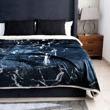 Cargar imagen en el visor de la galería, Cobertor doble vista microfibra, cobertor sherpa, cobertor, cobija, frazada, manta, borrega, cobertor invernal, cobertor doble vista