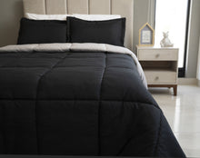 Cargar imagen en el visor de la galería, Edredón doble vista reversible Black