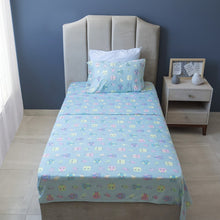 Cargar imagen en el visor de la galería, Juego de sábanas de camiseta 3 piezas individual Buhitos