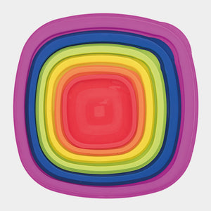 Contenedores Arcoíris 6 piezas