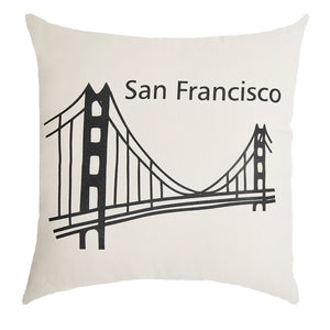 Cojín decorativo estampado San Francisco