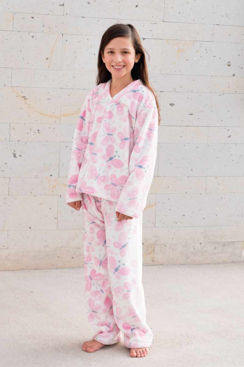 Pijama supersoft infantil Mariposas