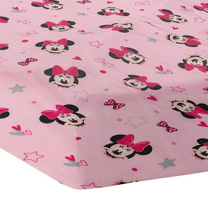 Juego de sábanas de camiseta 3 piezas individual Minnie